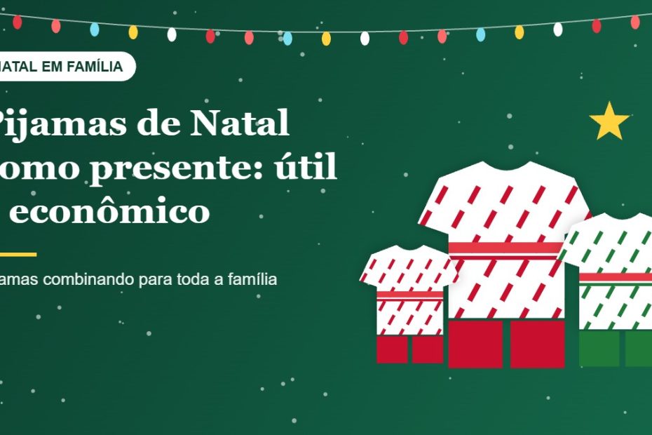 Pijamas de Natal como presente: econômico, útil e cheio de significado